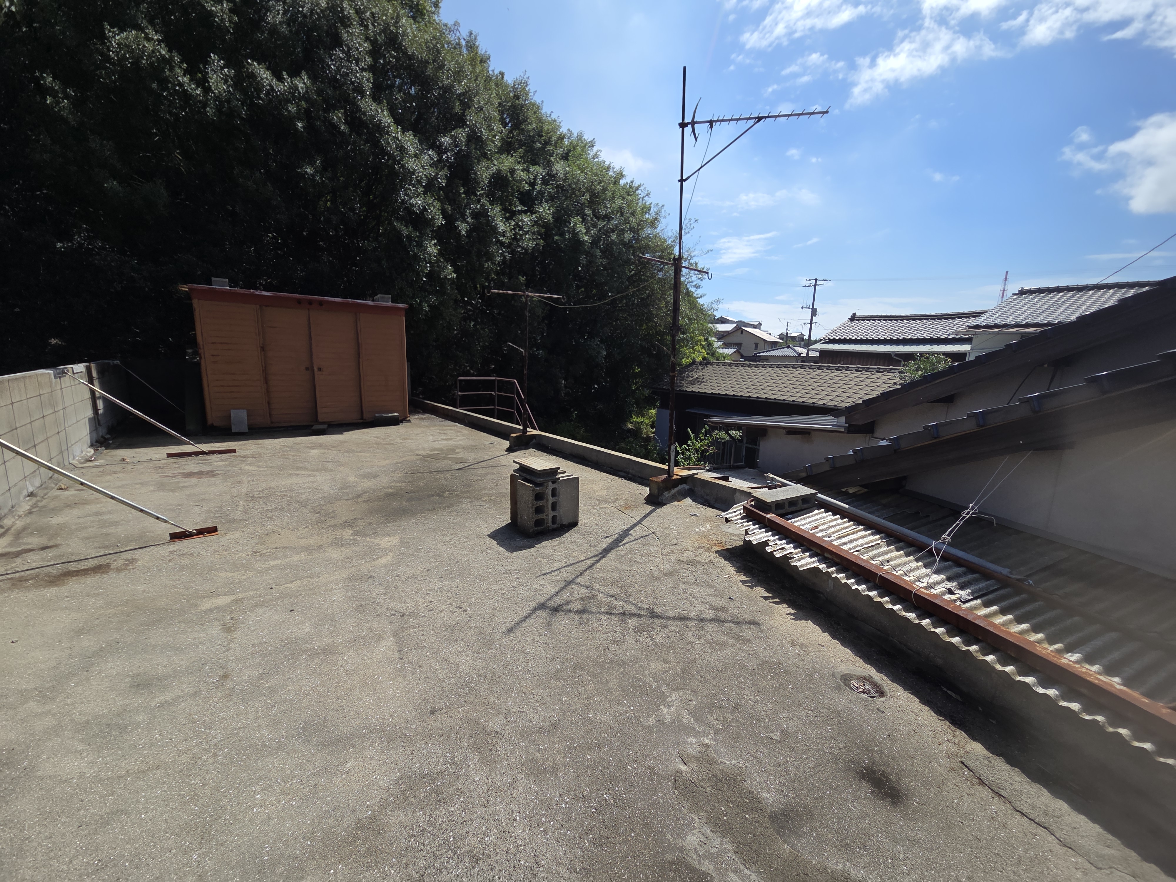 駐車場屋上