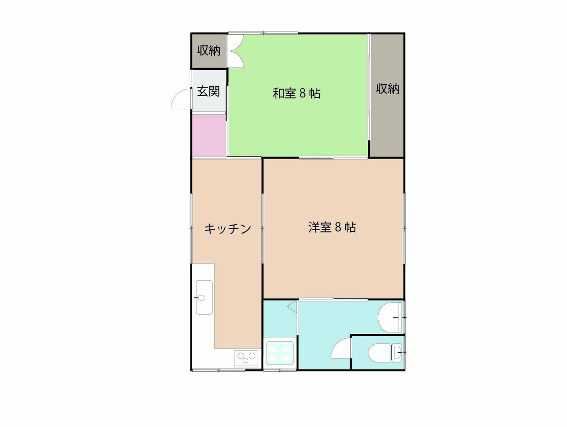 手前側 / 間取り